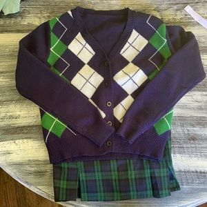 Cardigan Skirt Set (NWOT)